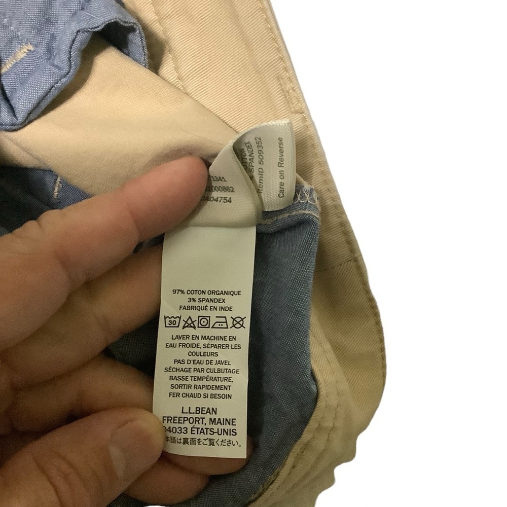 LL Bean Favorite Fit Pants Sz 8 Tan - Picture 4 of 8